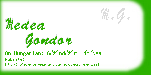 medea gondor business card